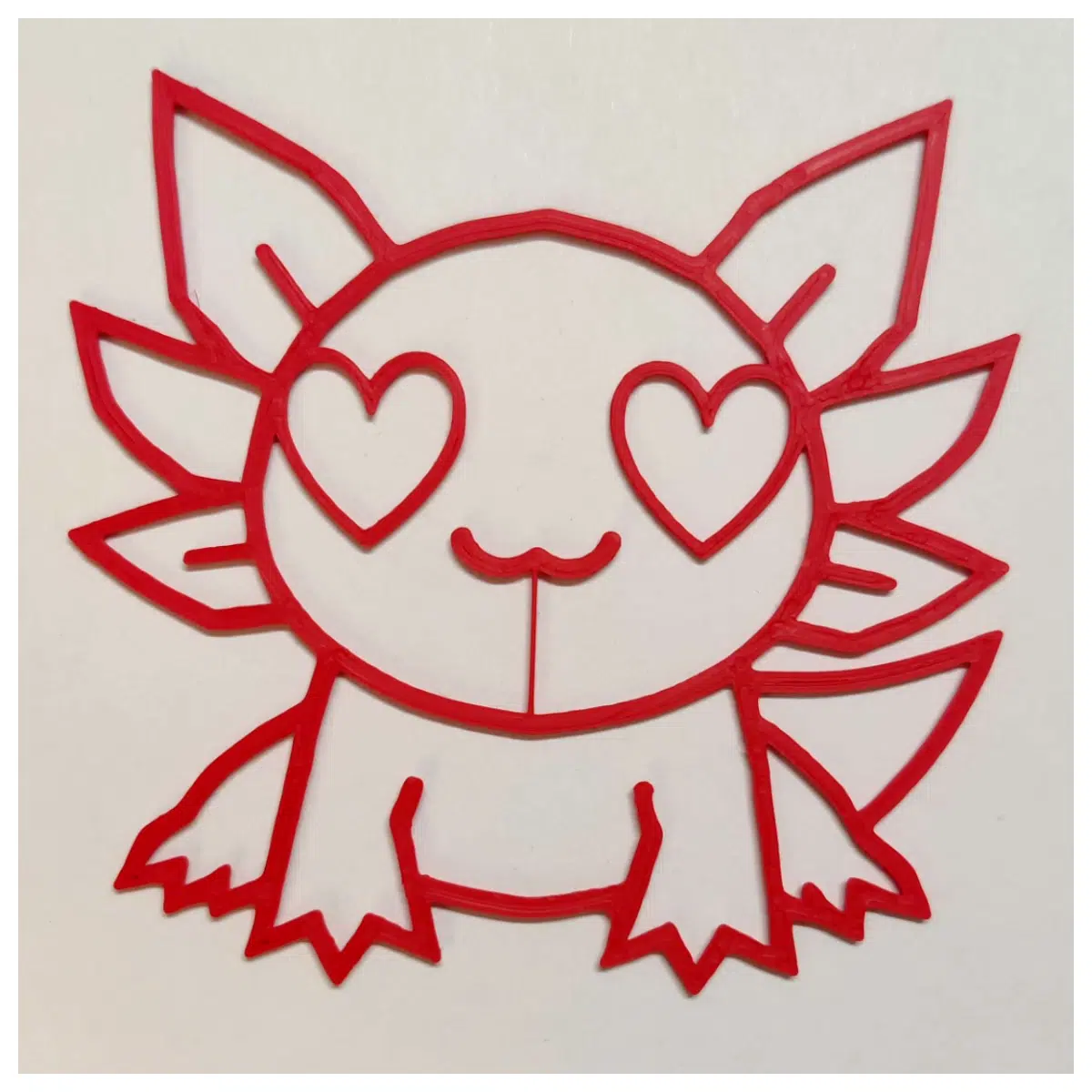 Axolotl Coasters Shaped Cute Pet Decor Amphibian Gifts Table Decoration