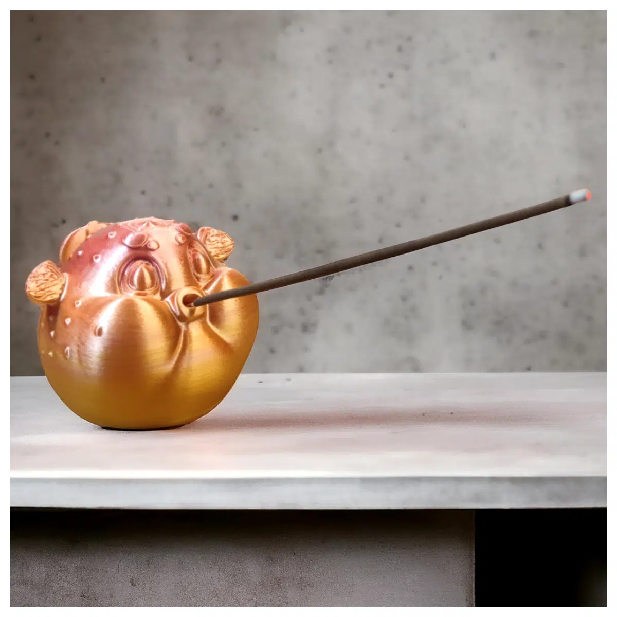 Fragrant Burner Cute Fish Ornament Zen Decor Incense Holder Fish Blessing Fish Zen Small Fish Burner Accessories