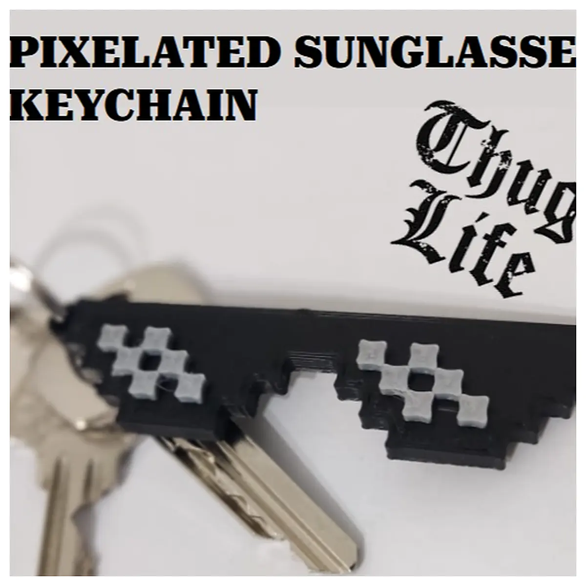 Pixel Keychain Phone Charms Creative Gifts Decoration Multi functional Keychains Accessories Pixel Art