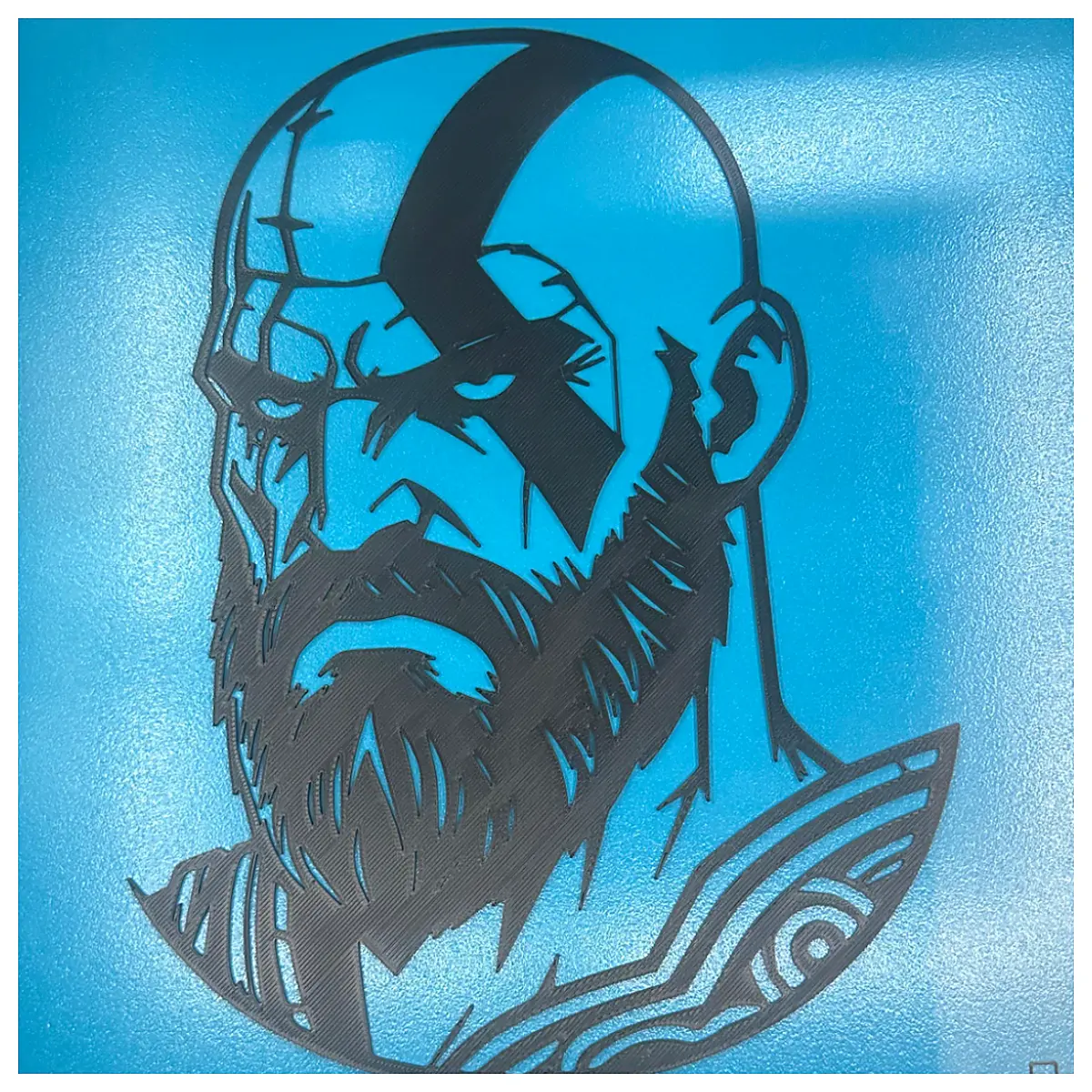 Kratos Mural Wall Painting Art Decor Hero Art Decor Wall Art