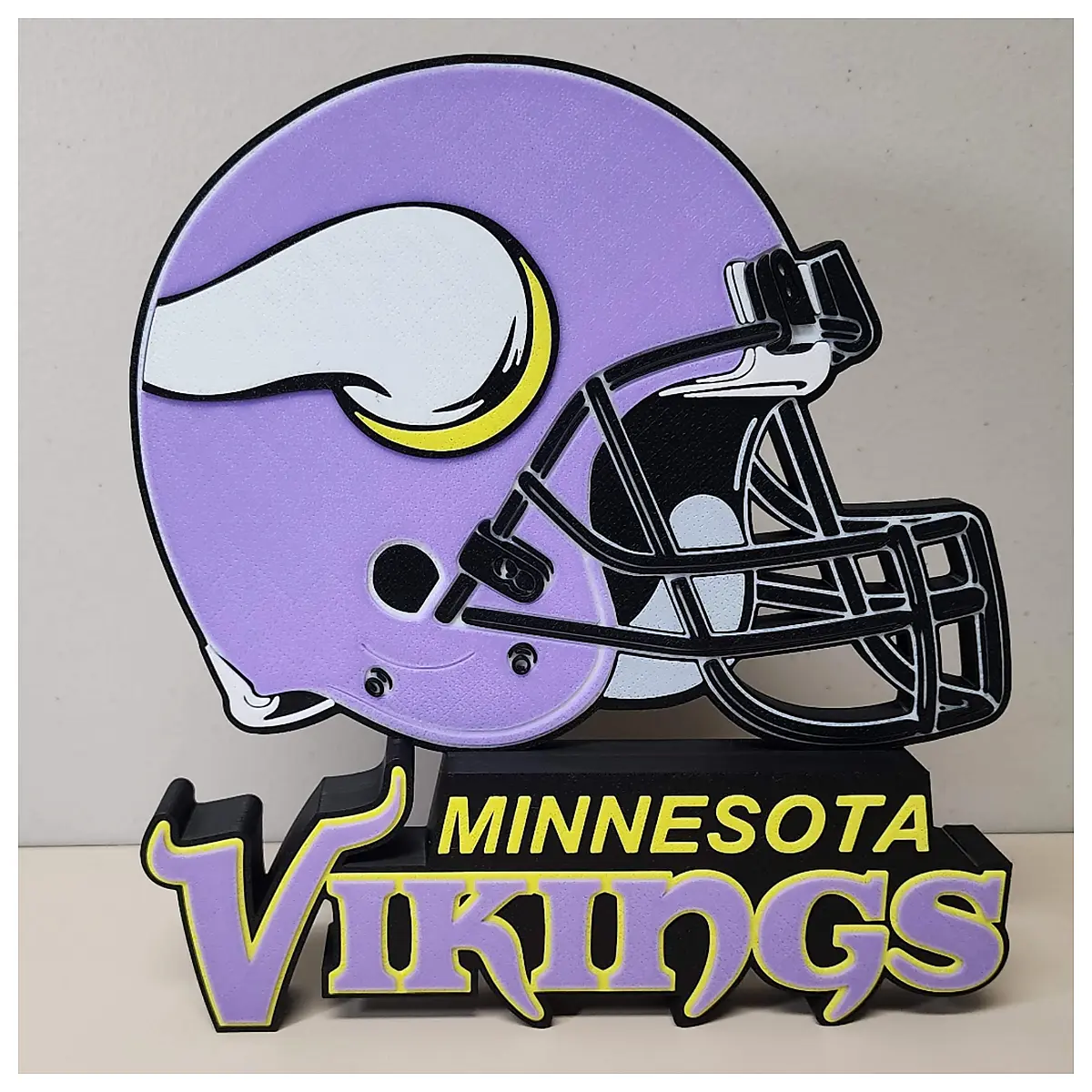 Minnesota Vikings Wall Decor Desk Display Sports Memorabilia Team Merchandise Collect Now