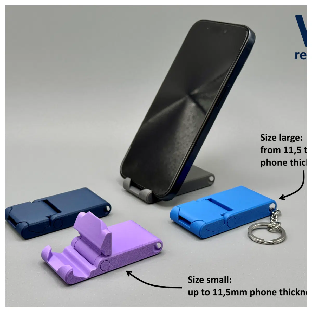 Mobile Phone Stand Integrated Design 3D Printing Small Phone Holder Printing Accessories 3D Stand