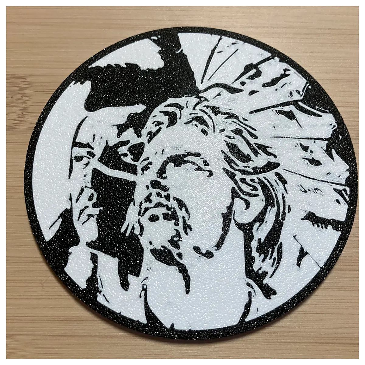 Dance With Wolves Coasters Decorative Coasters Creative Gift Home Decor Tabletop Accessories