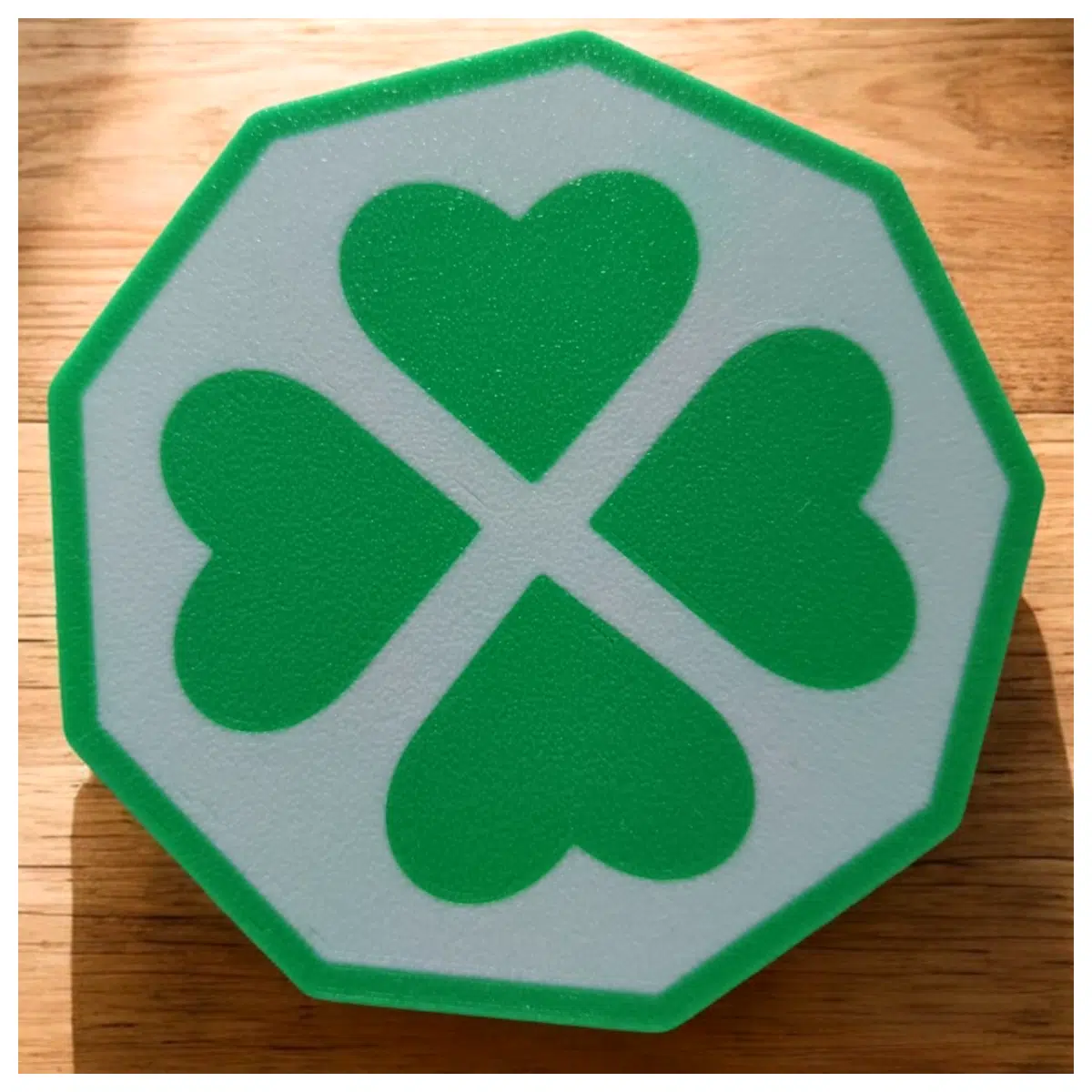 St Patrick s Day Shamrock Coasters Set Festive Decor Holiday Gift Creative Home Decoration Green Leaf Cushions