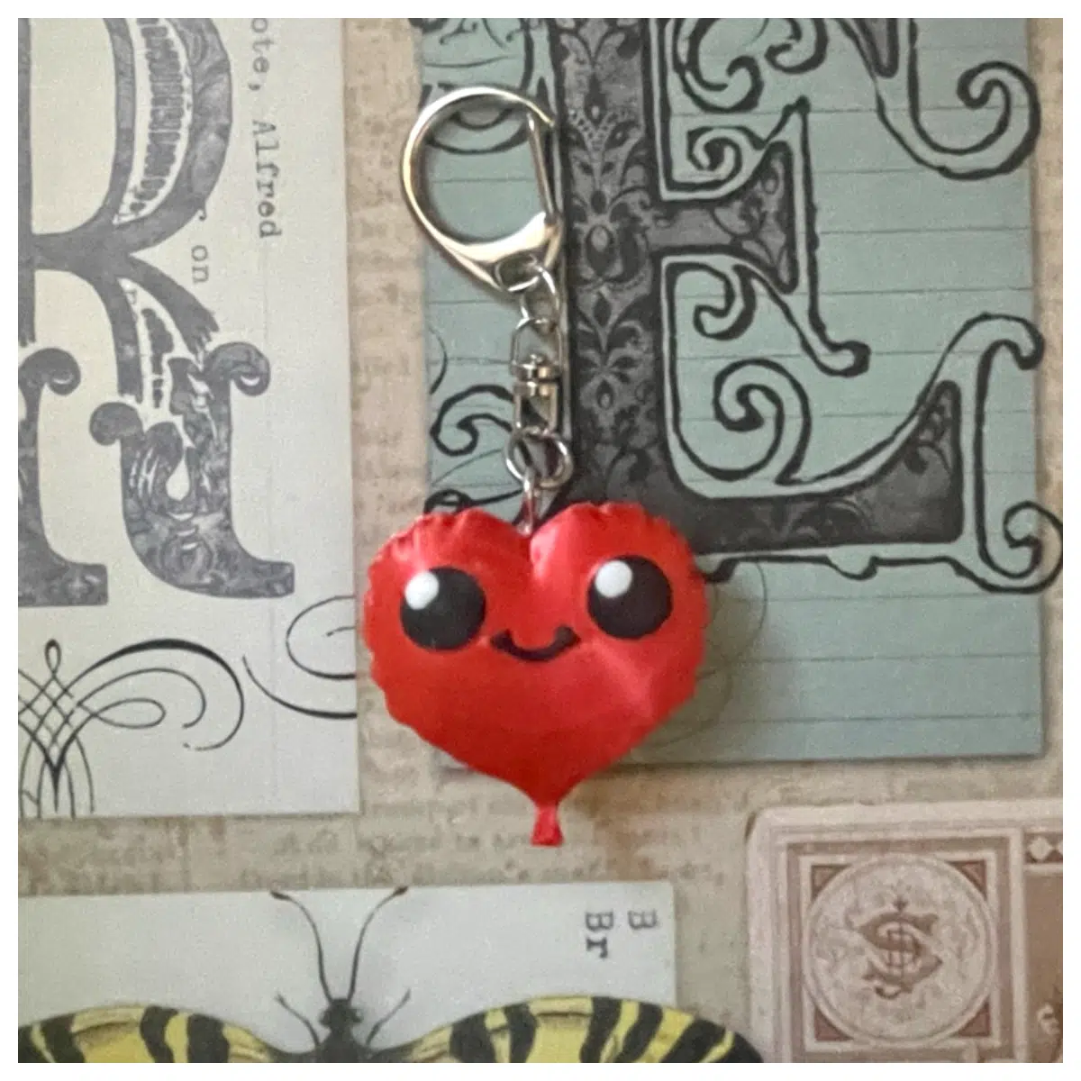 Balloon Keychain Cute Cartoon Charm Phone Chain Gift Student Decoration Simple Lovely