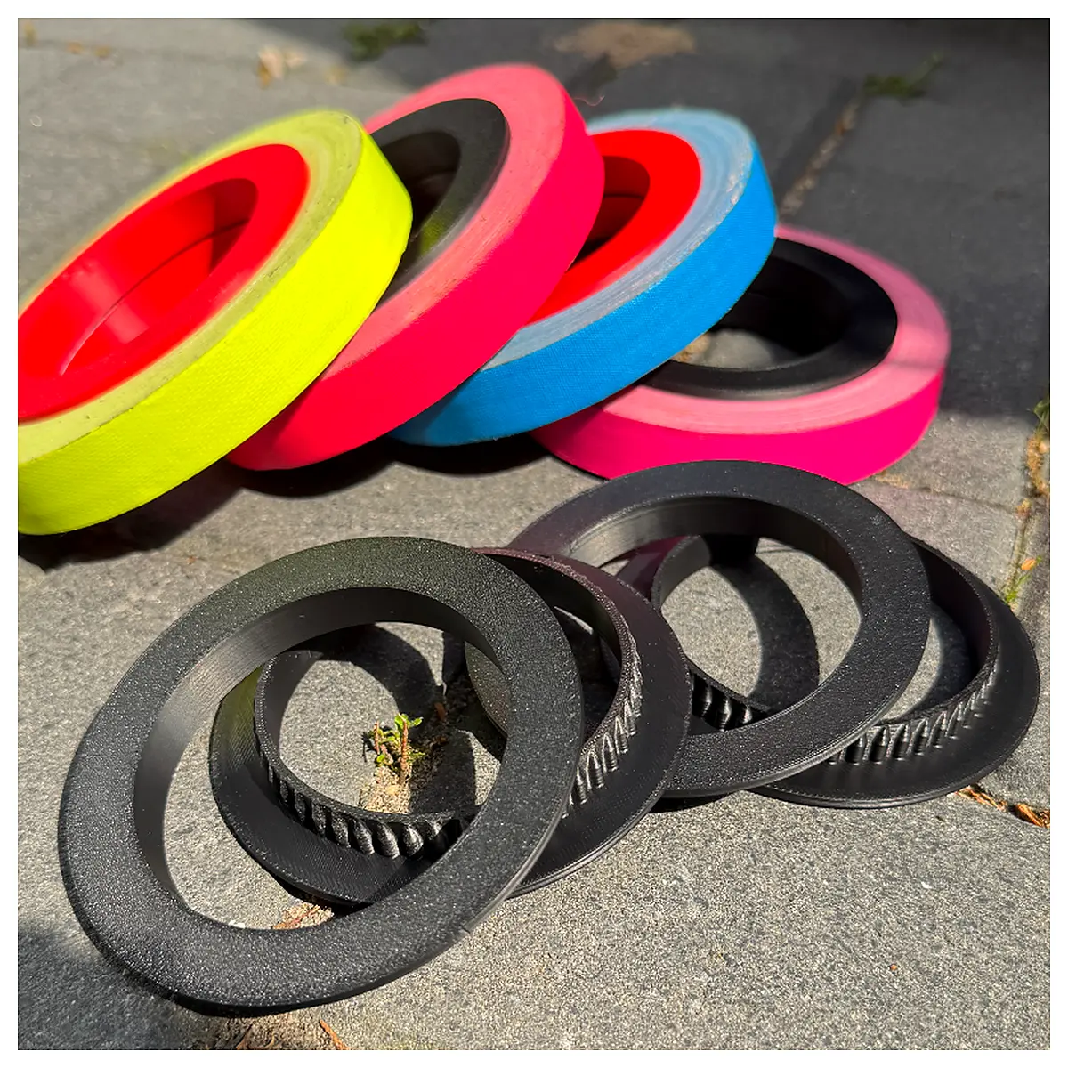 Tape Dispenser Roll Saver Anti Tape Organizer Save Time Automatic Rewind Tool Tape Management