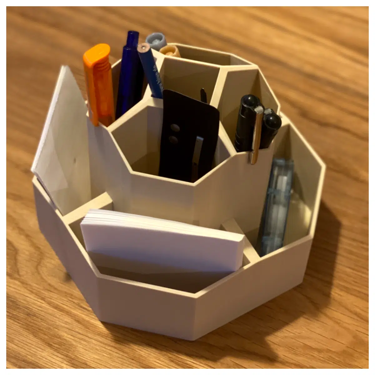 Pen Holder Organizer Desk Storage Box Stationery Holder Pencil Case Organizer Desk Accessories Writing Supplies Storage Solution Pen Holder Organizer