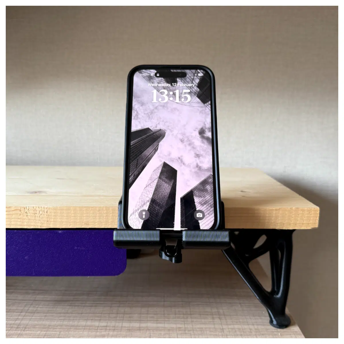 Monitor Stand Phone Holder Desk Shelf Mount Phone Holder Accessory Screen Stand Mobile Phone Holder Support