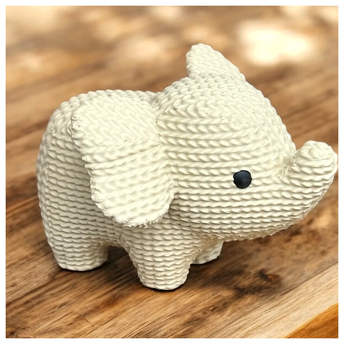 Cute Knitted Baby Elephant Plush Toy Infant Gift Baby Animal Toys Soft Plush Replacement Parts