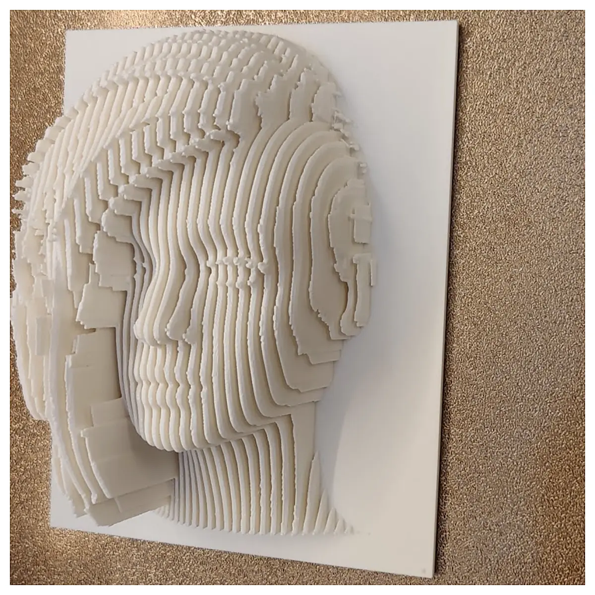 Judith Alvarez Layered Sculpture Wall Decor Modern Art Sculpture Home Accent Decorative Wall Art Sculpture Collection