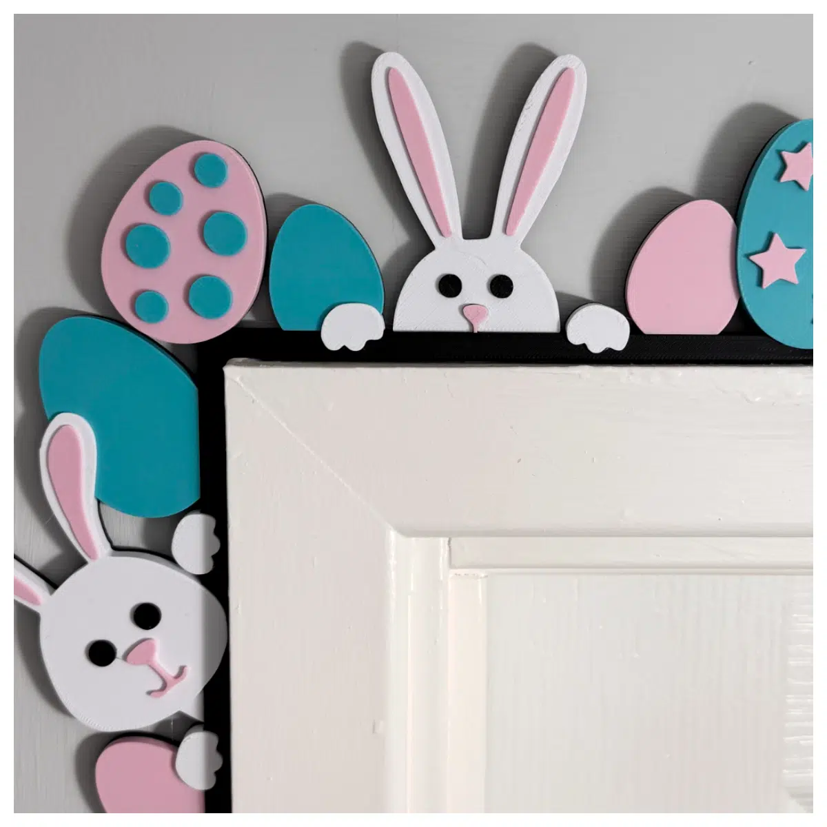 Easter Decoration Rabbit Egg Corner Decor Festive Gift Creative Ornament Easter Egg Decoration