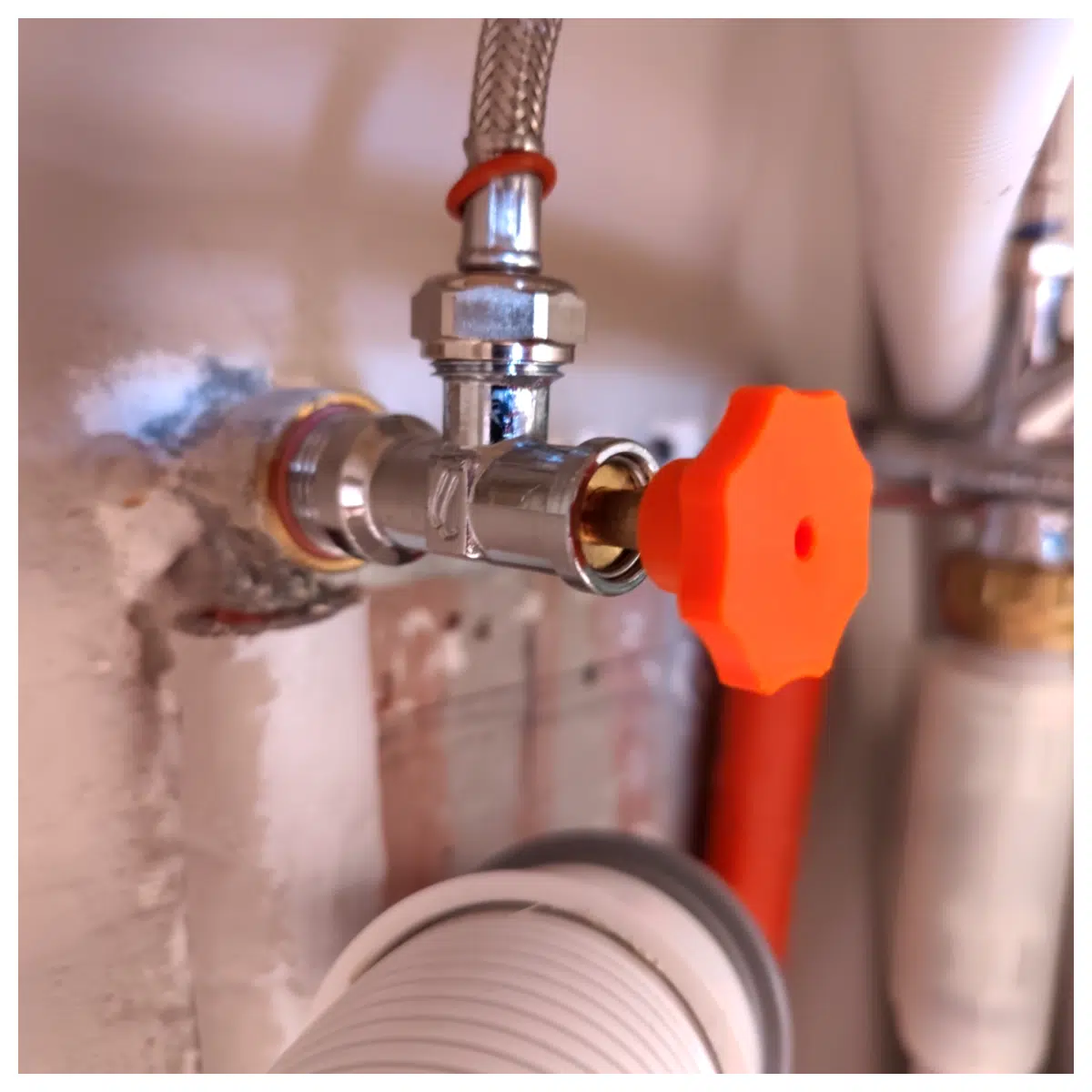 Corner Valve Handle Kitchen Faucet Parts Replacement Wash Valve Accessory for Kitchen Faucets