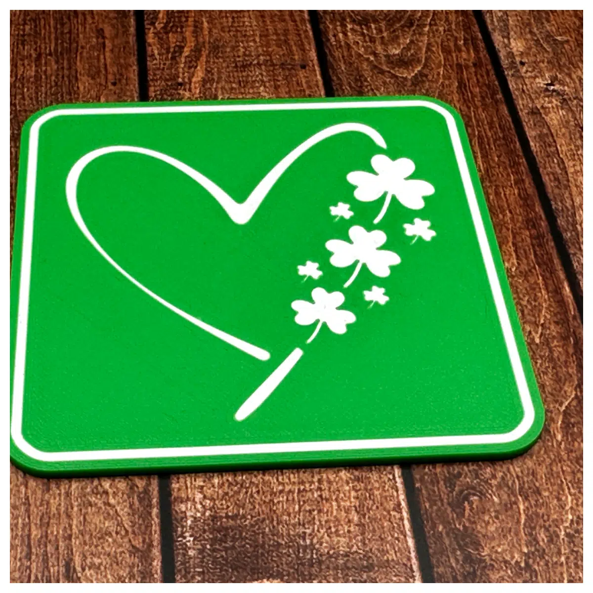 St Patrick s Day Coasters Christmas Gift Table Decoration Party Supplies Festive Decor Creative Home Accent