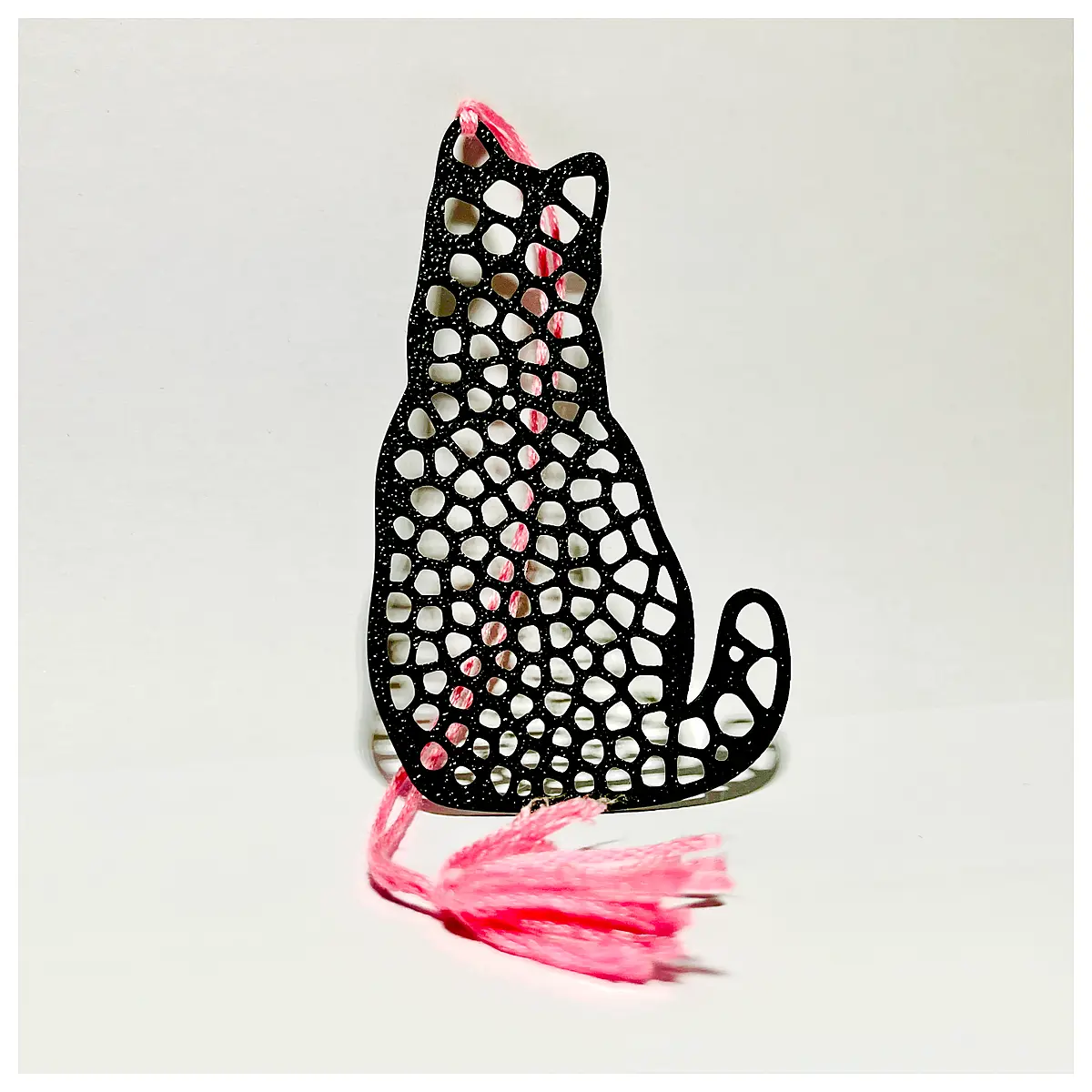 Cat Bookmark Quiet Cat Bookmark Creative Bookmark Student Bookmark Paper Bookmark Reading Bookmark