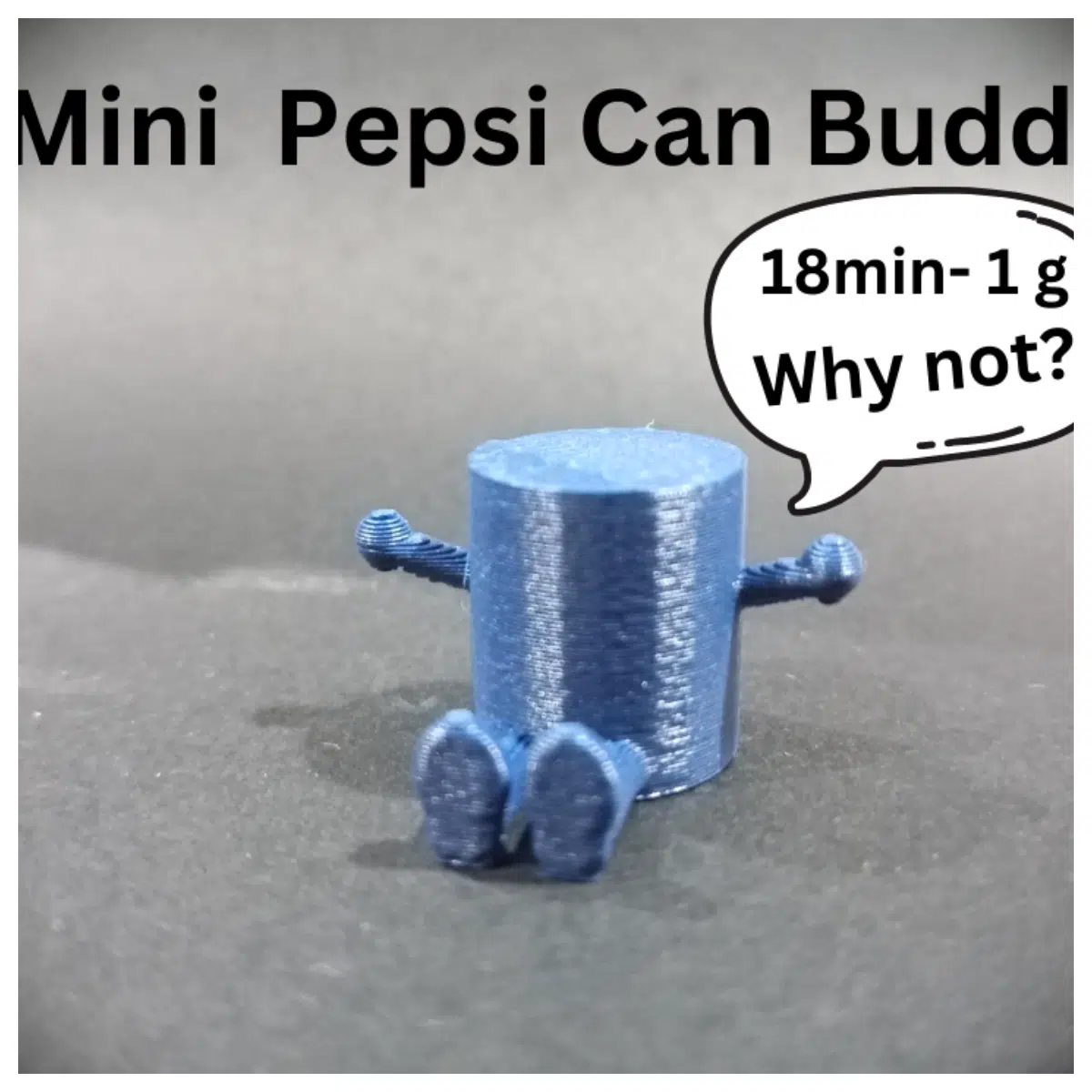 Mini Can Toy Collectible Figure Model Collection Small Can Display