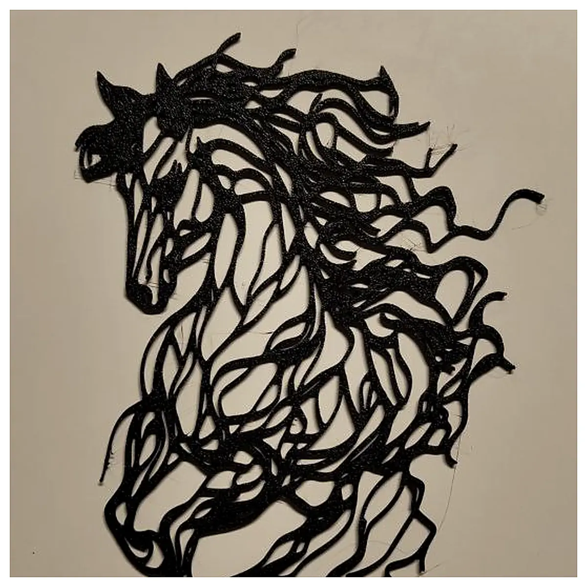 Horse Line Art Equestrian Art Horse Painting Animal Art Horse Sculpture Art Piece Horse Drawing