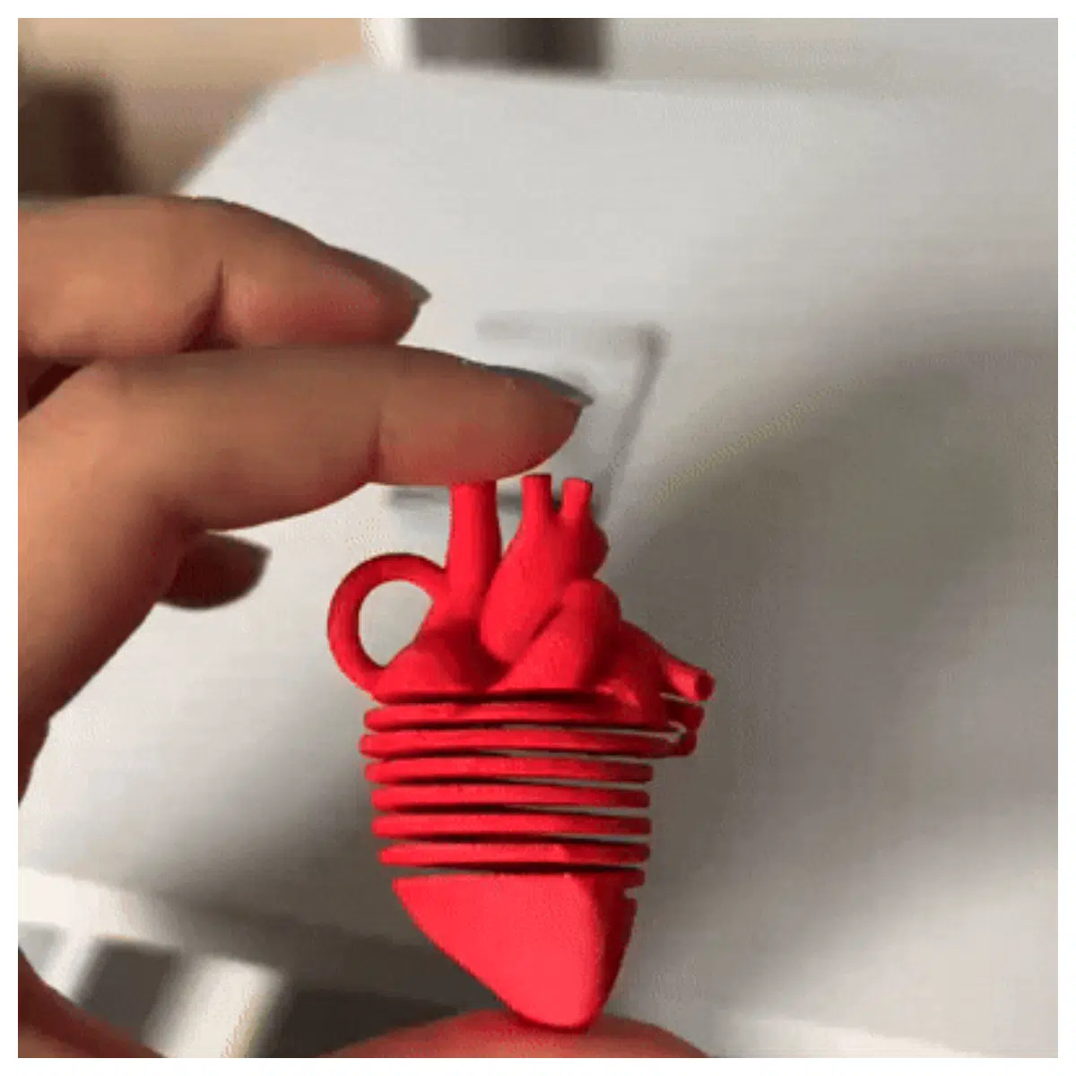 Heartbeat Pendant Love Keepsake Romantic Gift Charm Emotional Gift for Girlfriend Best Friend