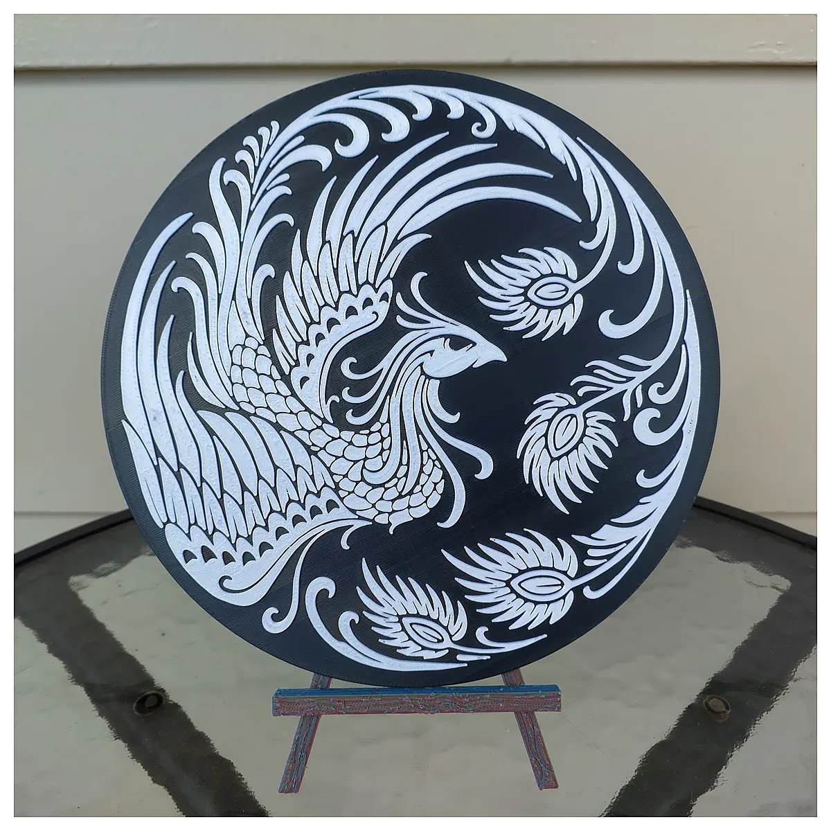 Peacock Wall Decor Wall Art Hanging Painting Decorative Wallpaper Panels Peacock Ornament Style