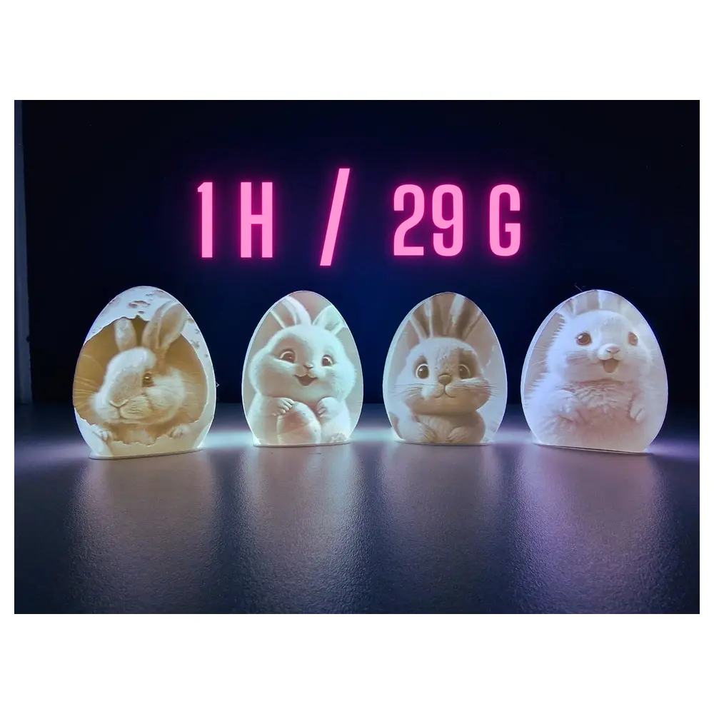 Easter Bunny Ears Decorations Egg Shaped Toys Festive Gifts Creative Figurines Decorative Items