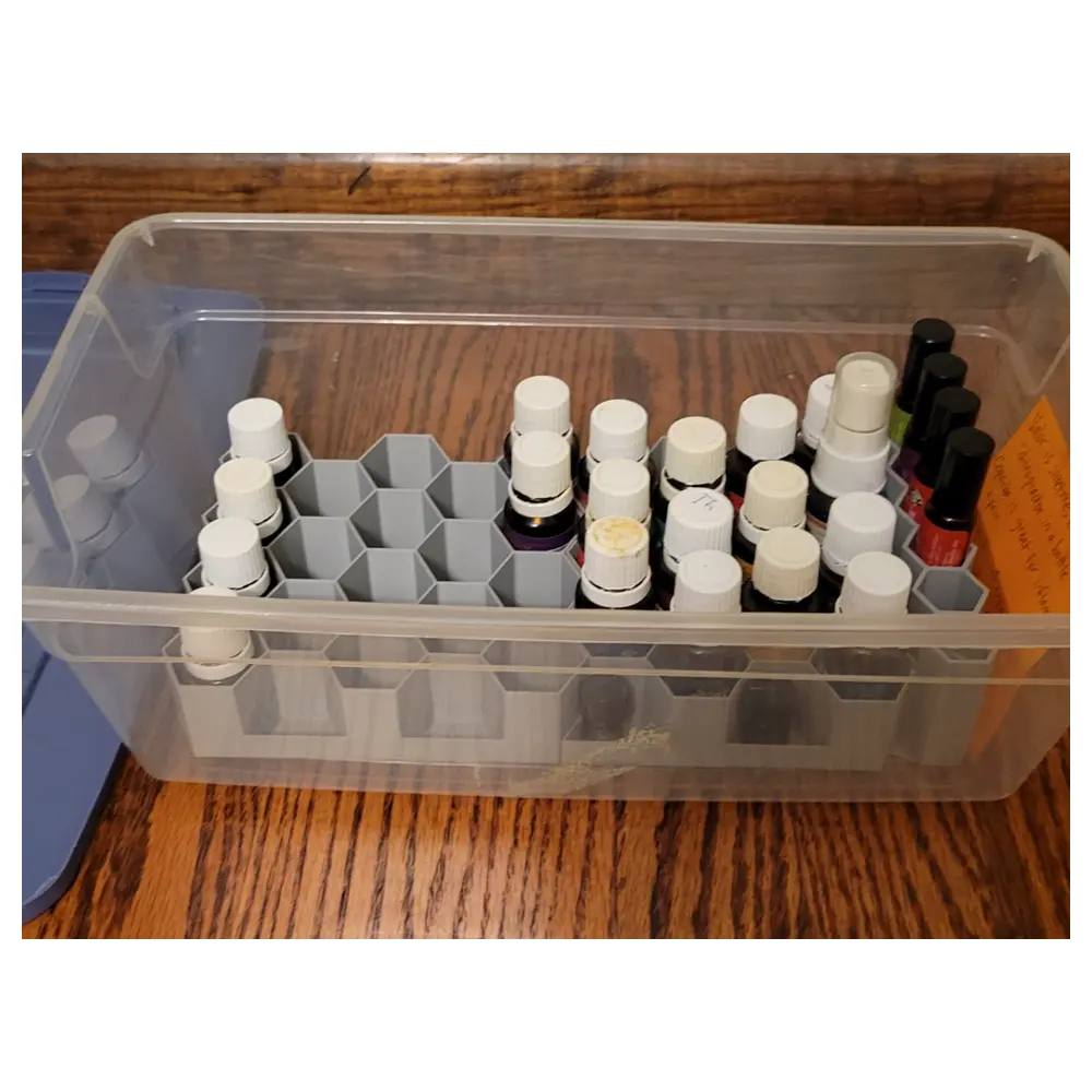 Honeycomb Essential Oil Organizer Honeycomb Cosmetic Storage Box Multi Purpose Storage Box Essential Oil Storage Organizer Storage Boxes