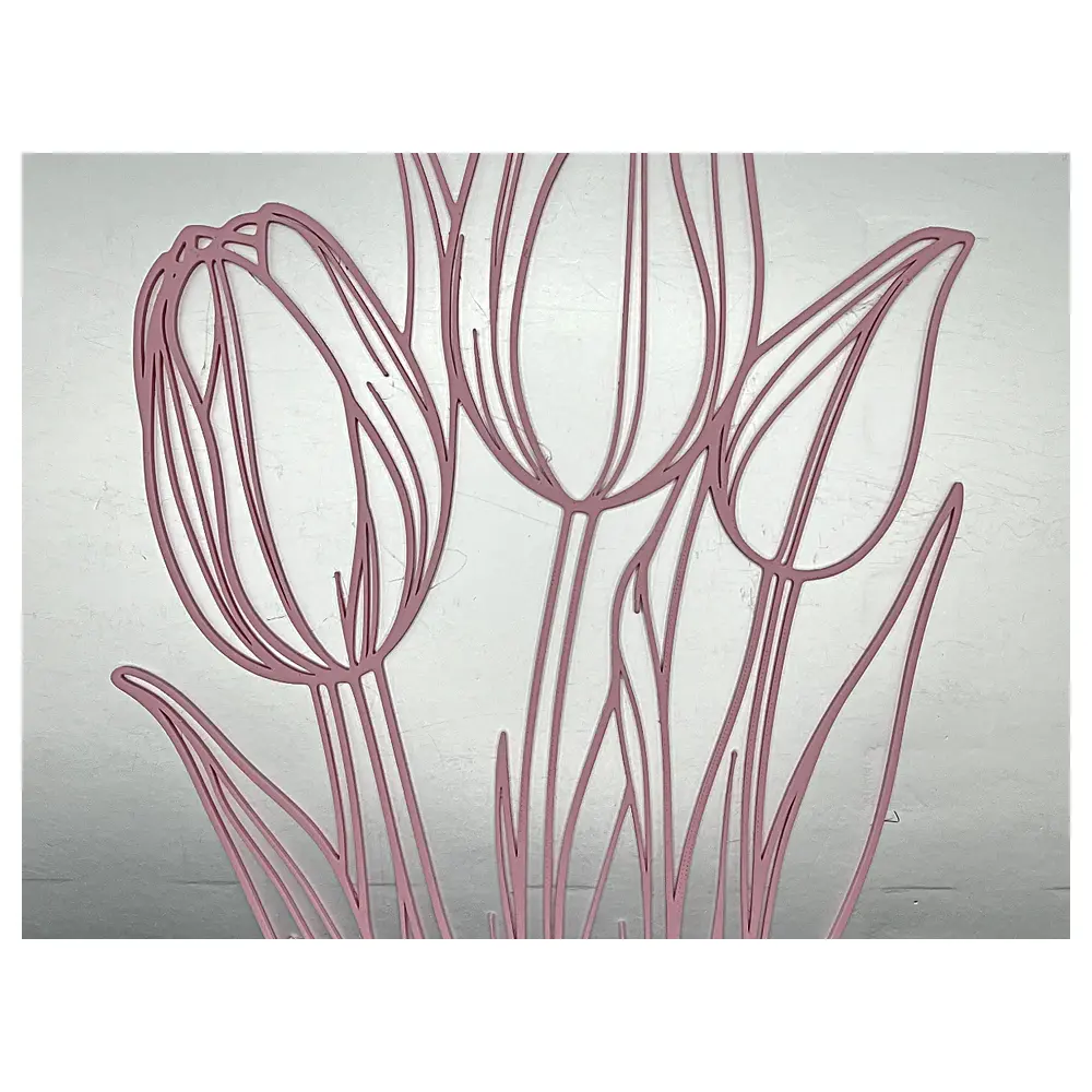 Tulip Line Art Art Print Wall Decor Abstract Painting Modern Art Home Decoration Floral Art
