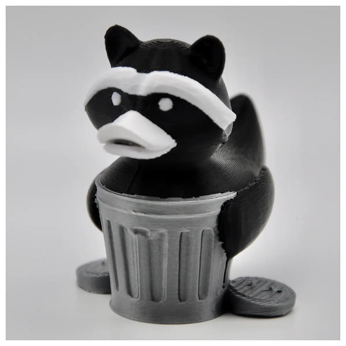 Trash Can Raccoon Duck Toy Raccoon Toy Duck Toy Pet Toy Educational Toy Kids Toy