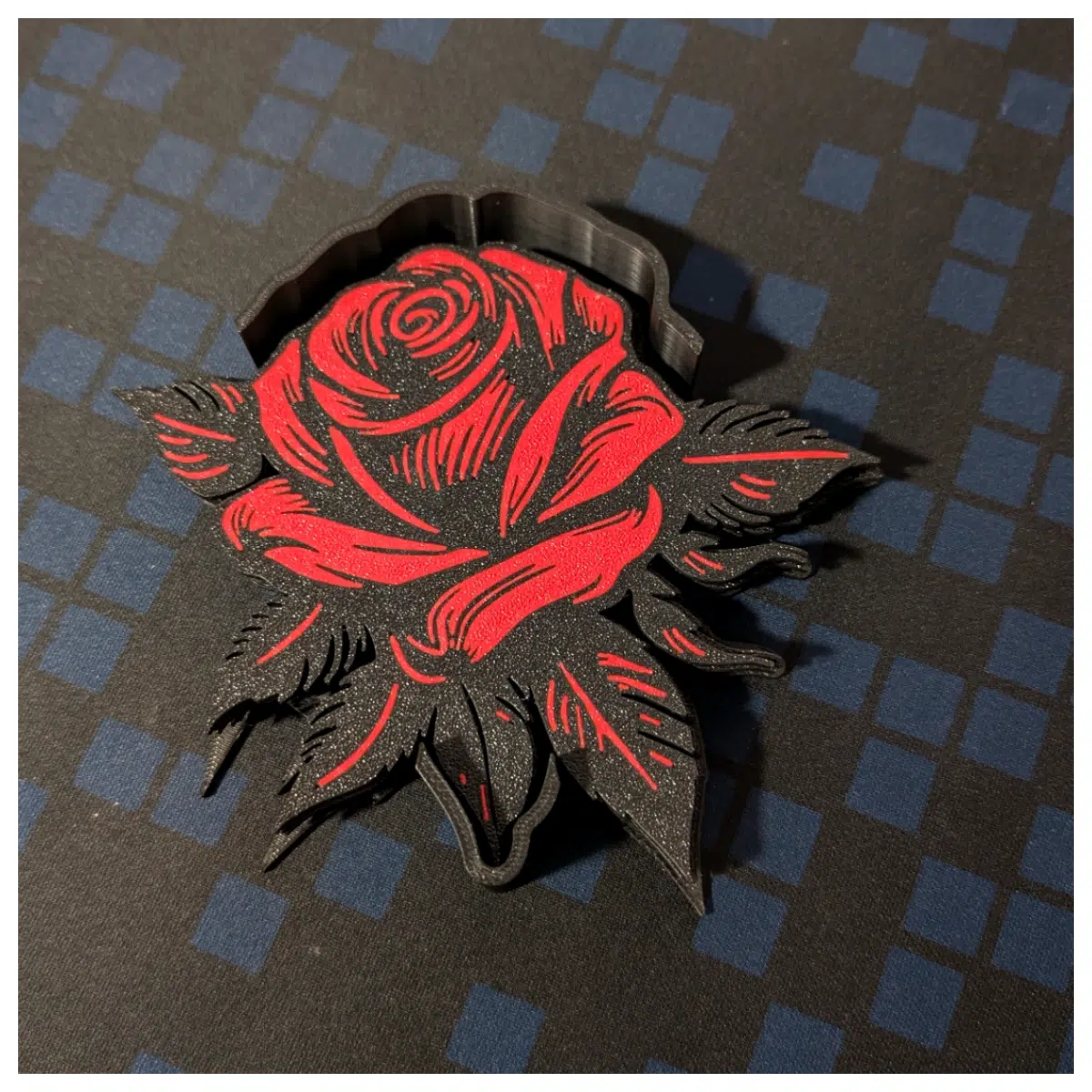 Rose Coasters Kitchen Mats Table Decor Gift Rose Coasters Decorative Mats Rose Patterns Rose Placement