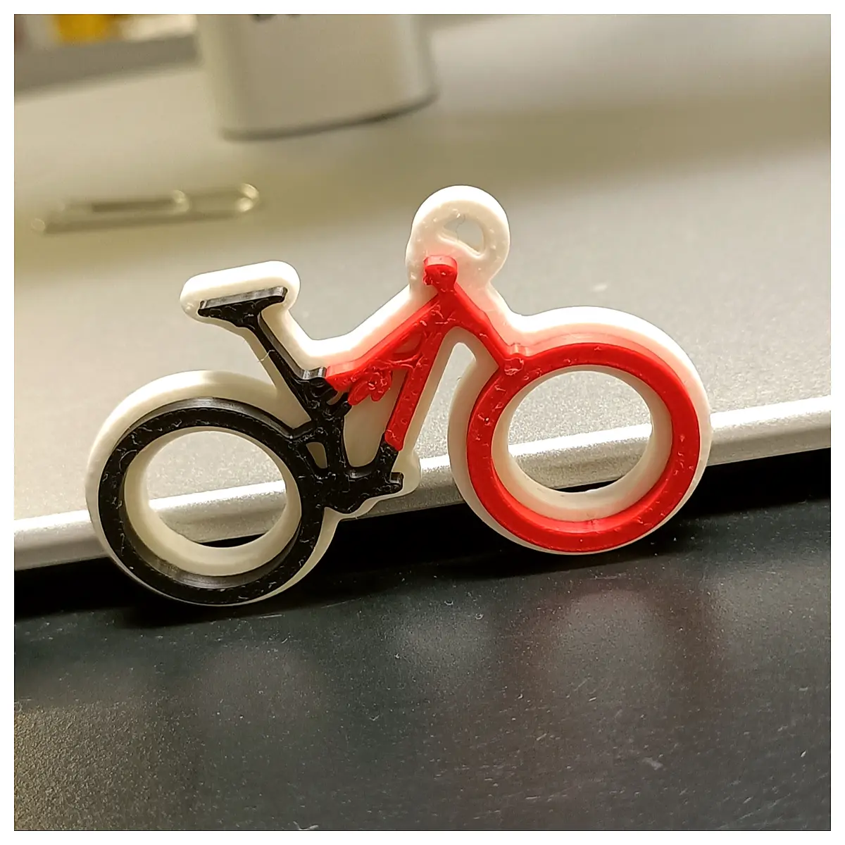 Mountain Bike Suspension Fork Cycling Key Chain Bike Accessories Cycling Gear Outdoor Biking Chain