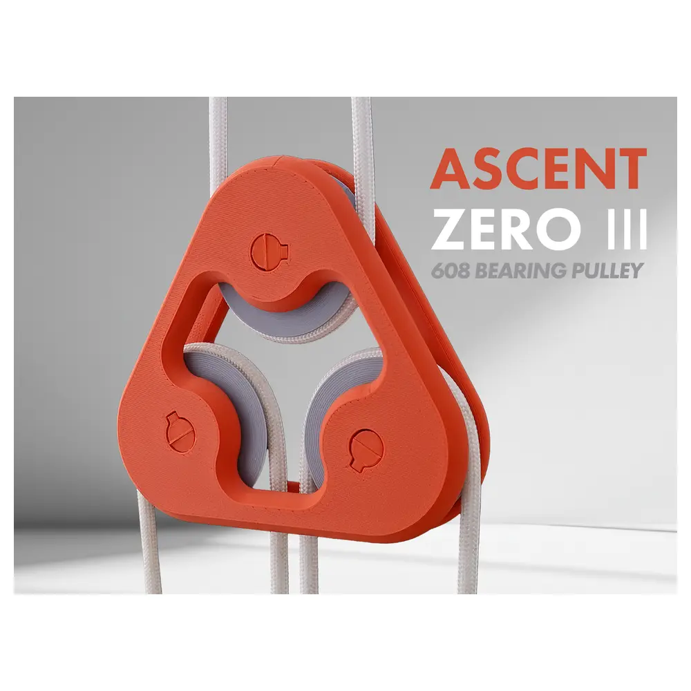 3x608 Triple Wheel Pulley Lift Equipment Repair Parts Universal Accessories Mechanical Ascent
