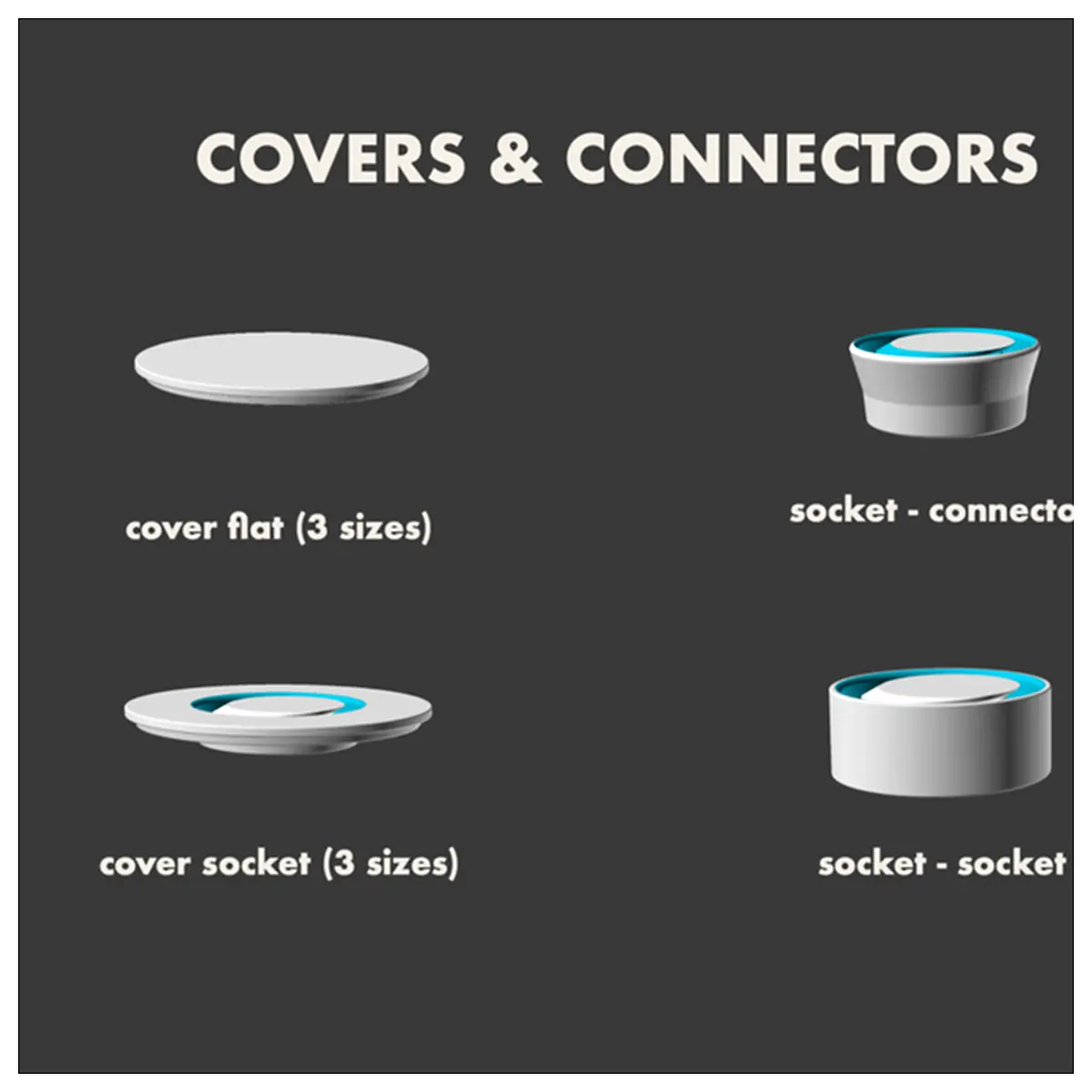 Ceramic Lid Connectors Lid Parts Ceramic Lid Replacement Parts Repair Accessories