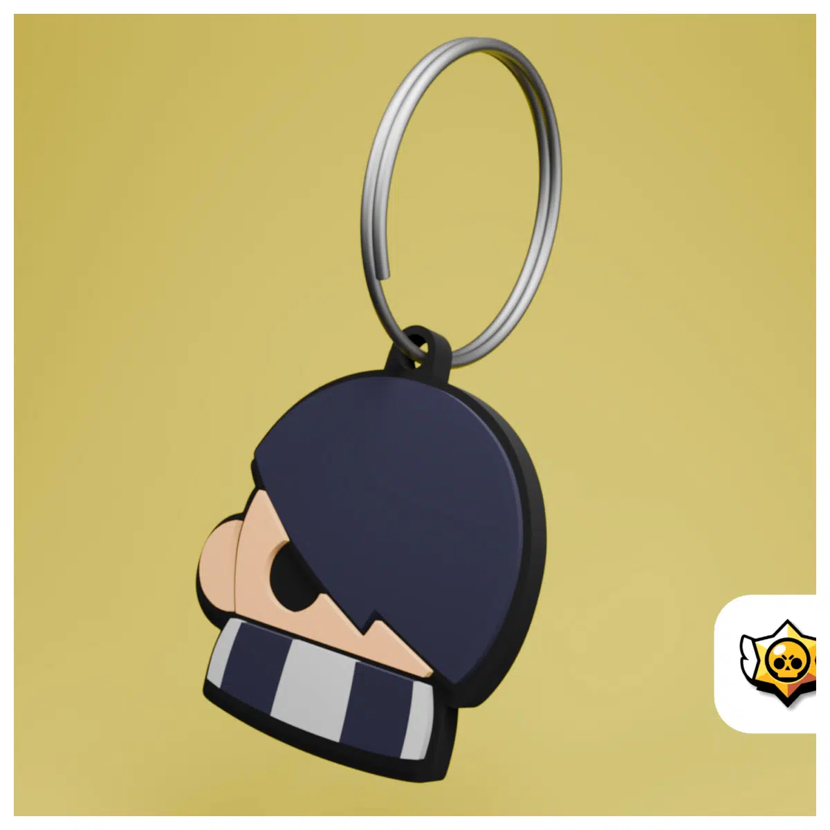 Edgar Chaotic Star Keychain Star Shaped Anime Collectible Keychain Decor Model Accessory