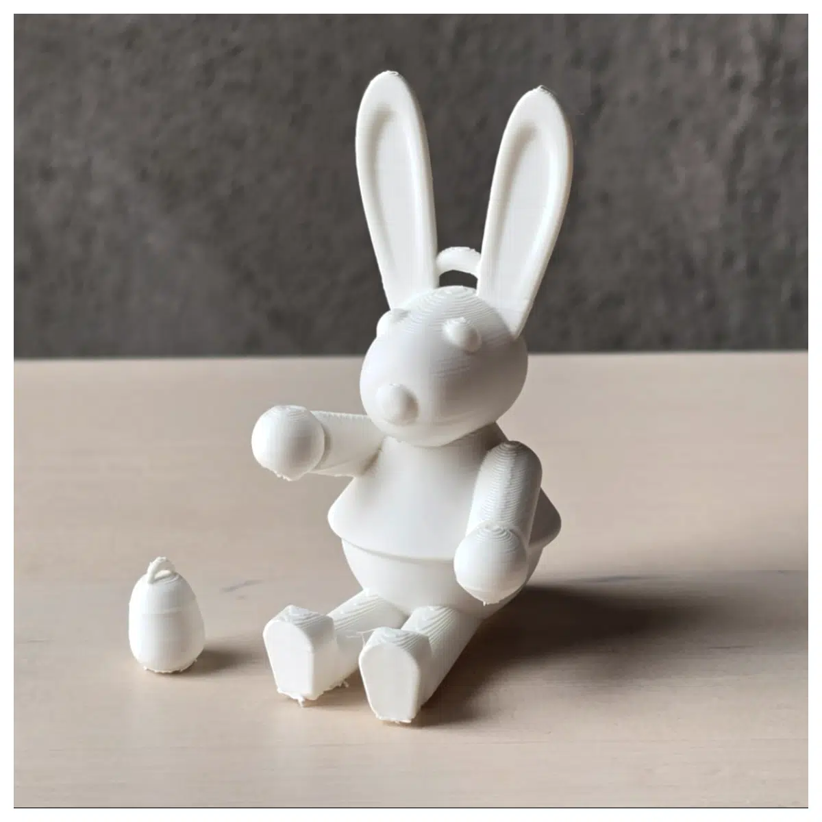 Rabbit Toy Egg Shape Soft Plush Child Educational Toy Infant Gift Carrying Egg
