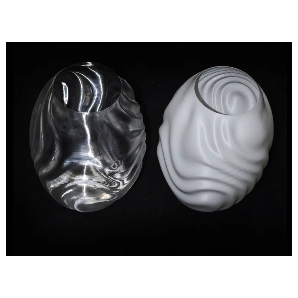 Wavy Vase Decorative Ceramic Art Piece Home Decor Wall Art Gift Idea Creative Decoration
