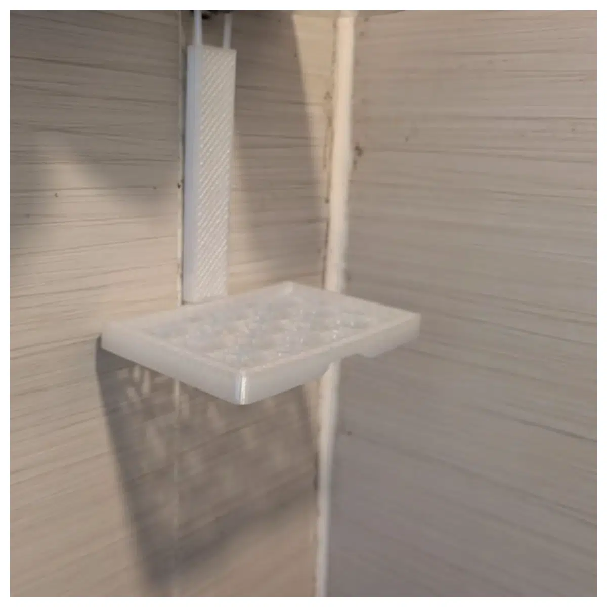 Hanging Square Soap Dish Bathroom Soap Holder Wall Mounted Shelf for Kitchen Washroom Soap Dispenser Storage