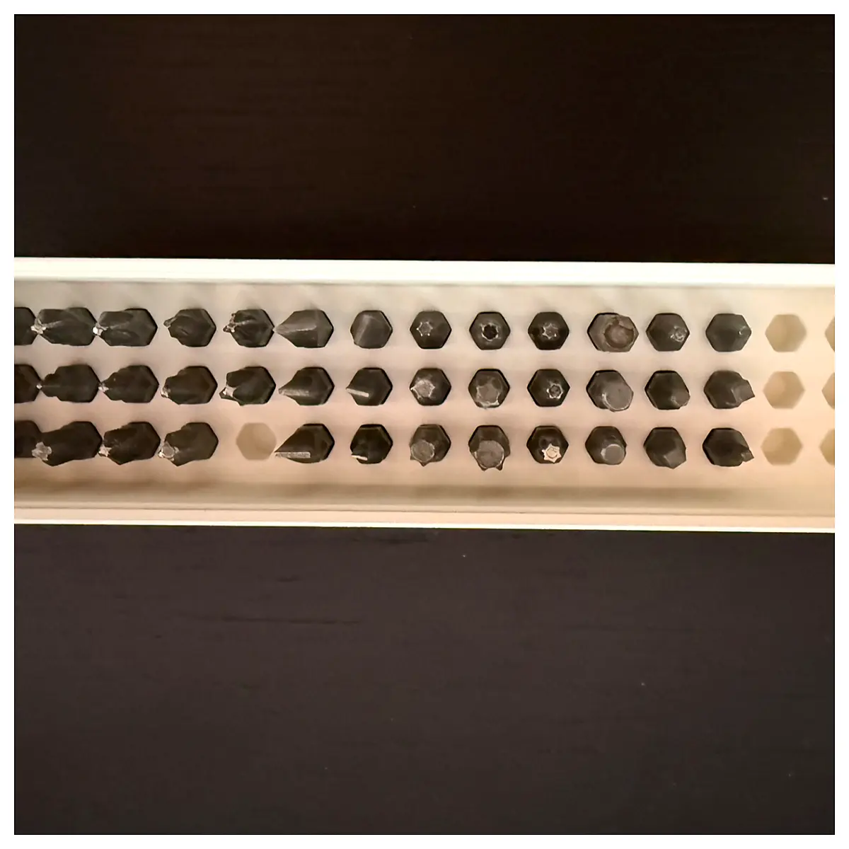 Stackable Gridfinity Drill Bit Organizer Tool Storage Drill Bit Box Multi Functional Stackable