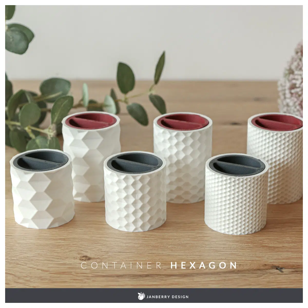 Hexagonal Small Boxes Storage Organizer Toolbox Toy Box Parts Repair Storage
