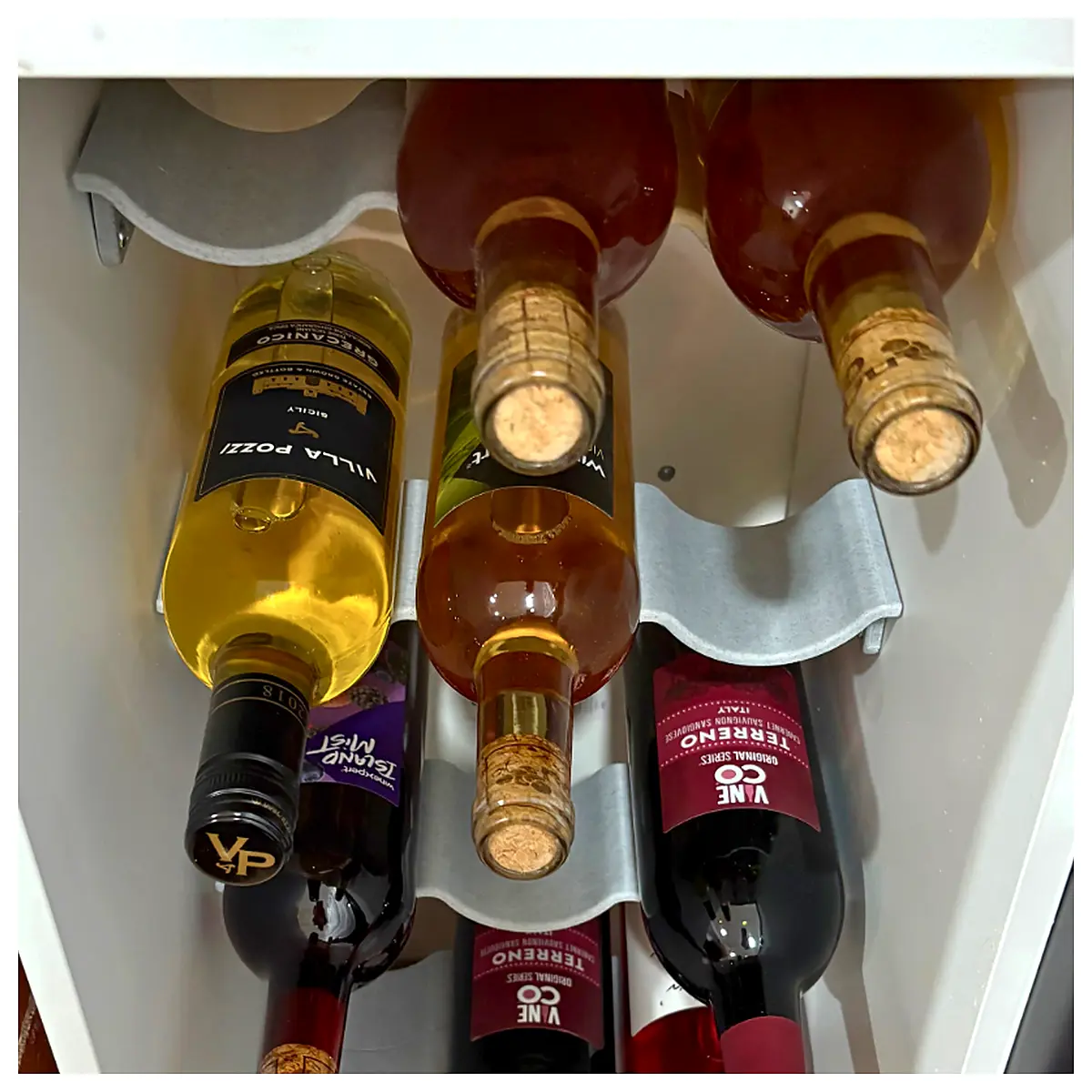 10 Inch Wine Rack Wine Display Stand Wine Glasses Holder Wine Accessories Serving Rack Bar Decor Universal