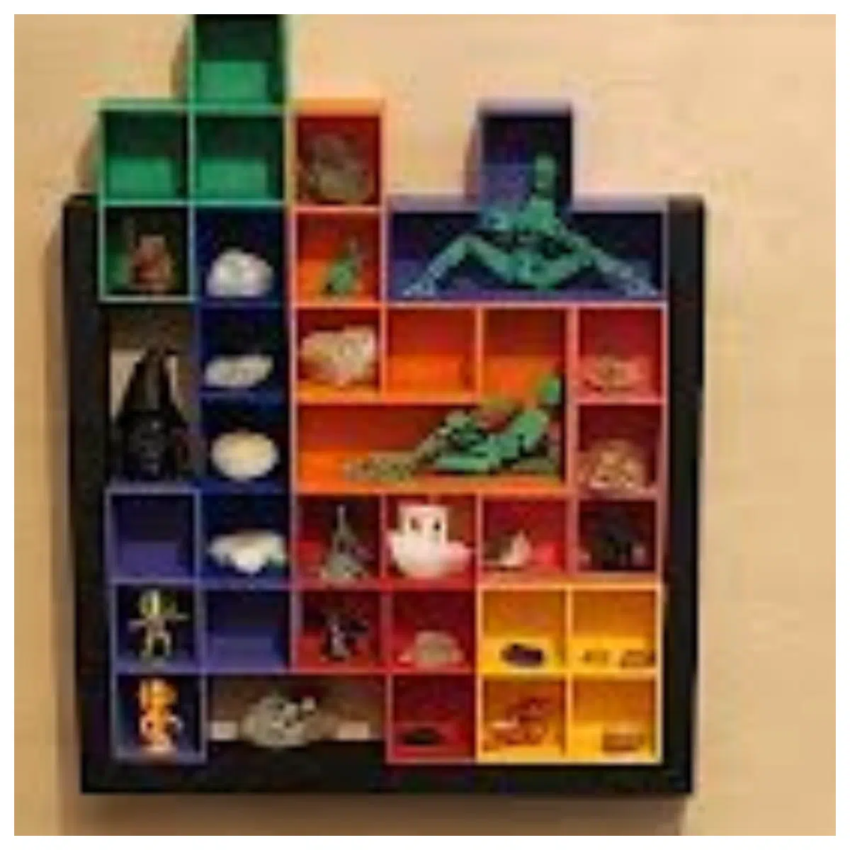 Storage Shelf Desktop Organizer Game Collection Display Small Item Holder Creative Home Decor Toy Organizer