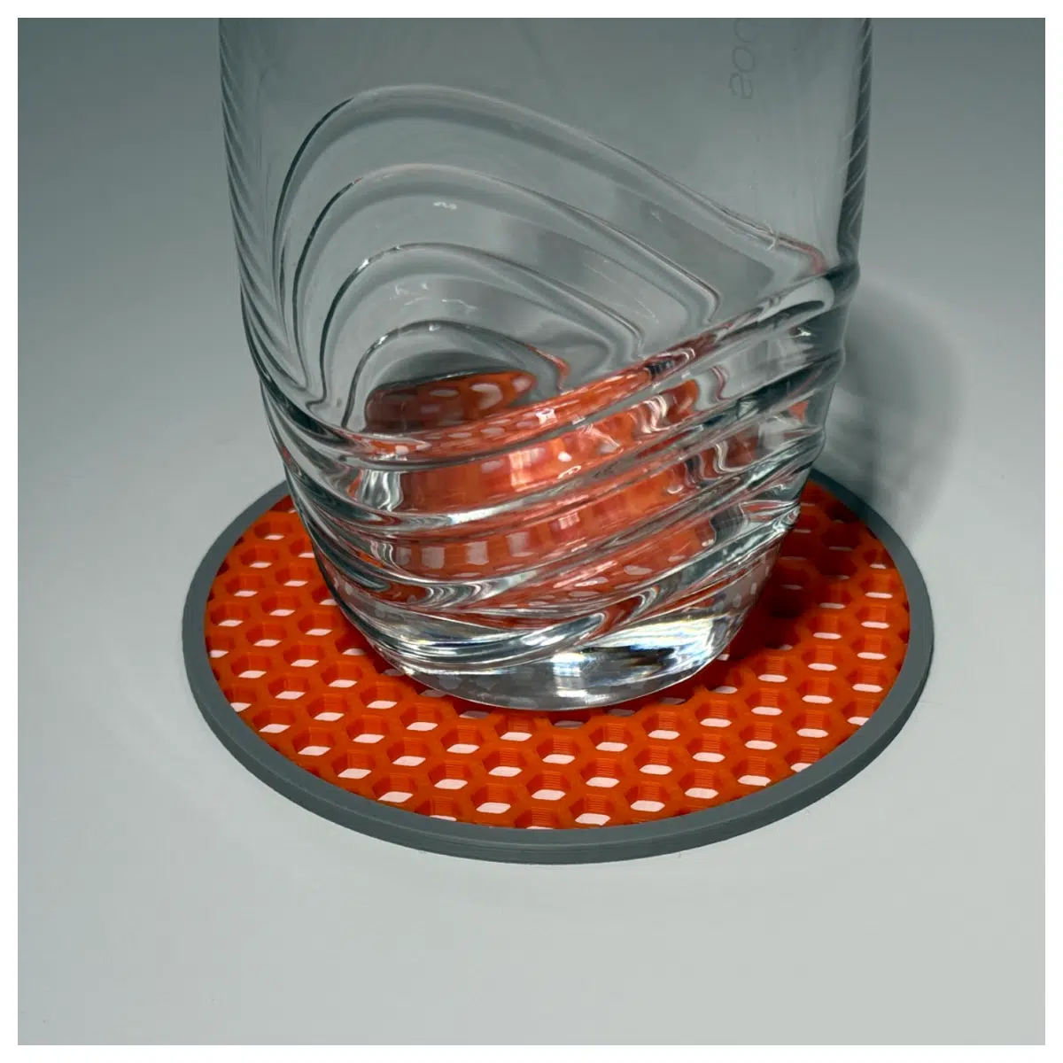 Hexagon Coasters Silicone Non Slip Table Decor Car Accessories Car Parts Protective Mats