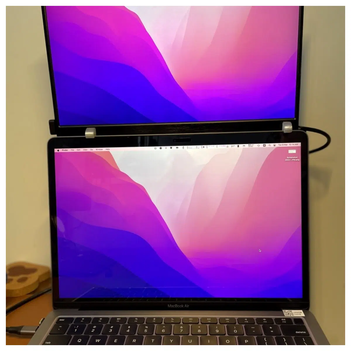2K 125 Inch Portable Monitor Stand Desk Mount Wall Mount Support High Definition Display Stand