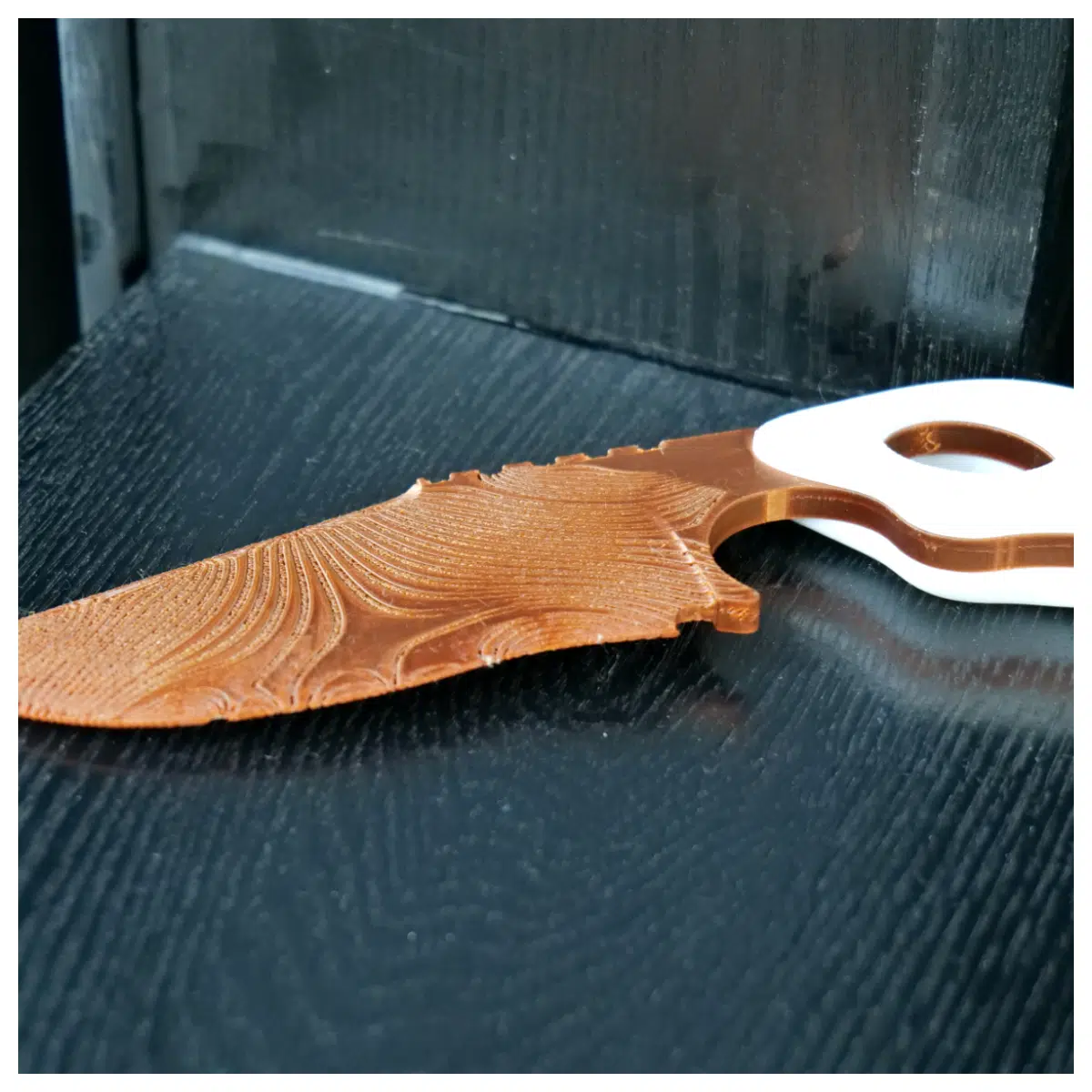 Damascus Pattern Prop Toy Blade Collectible Display Item Roleplay Accessory