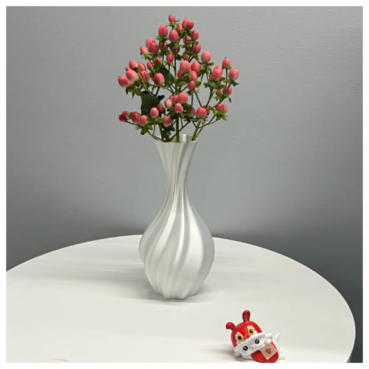 Silk Vase Decor Home Gift Silk Craft Silk Decoration Silk Floral Arrangement Elegant Home