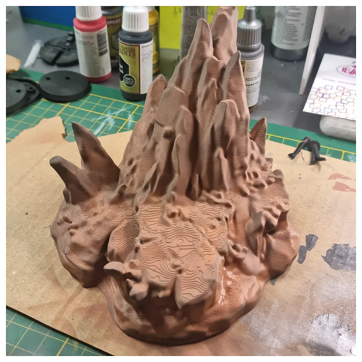 Sci Fi War Game Terrain Desert Rock Landscape Battle Scene Model Military Simulation Universal