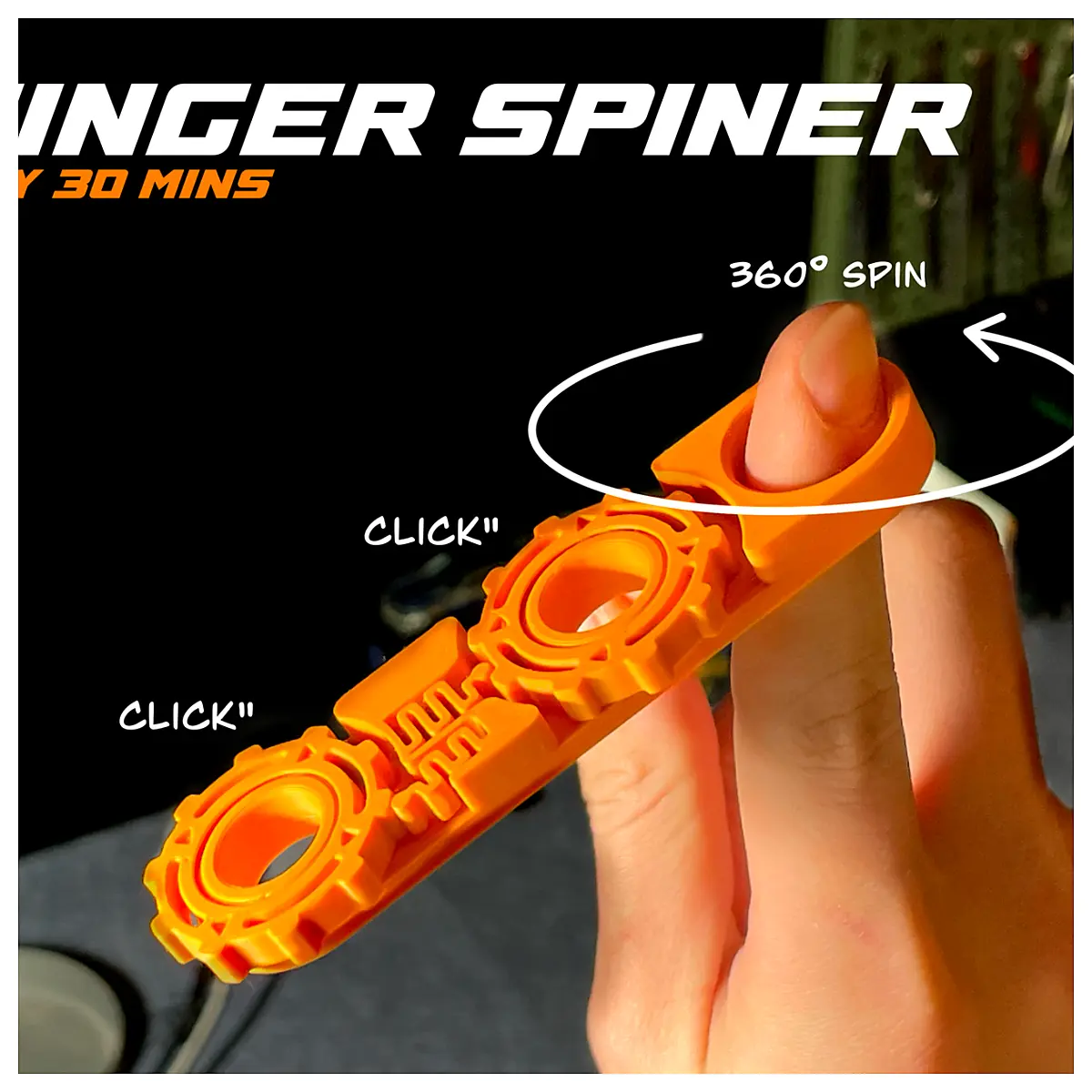 Finger Spin Gyro Toy Stress Relief Fidget Spinner 360 Rotation Anti Anxiety