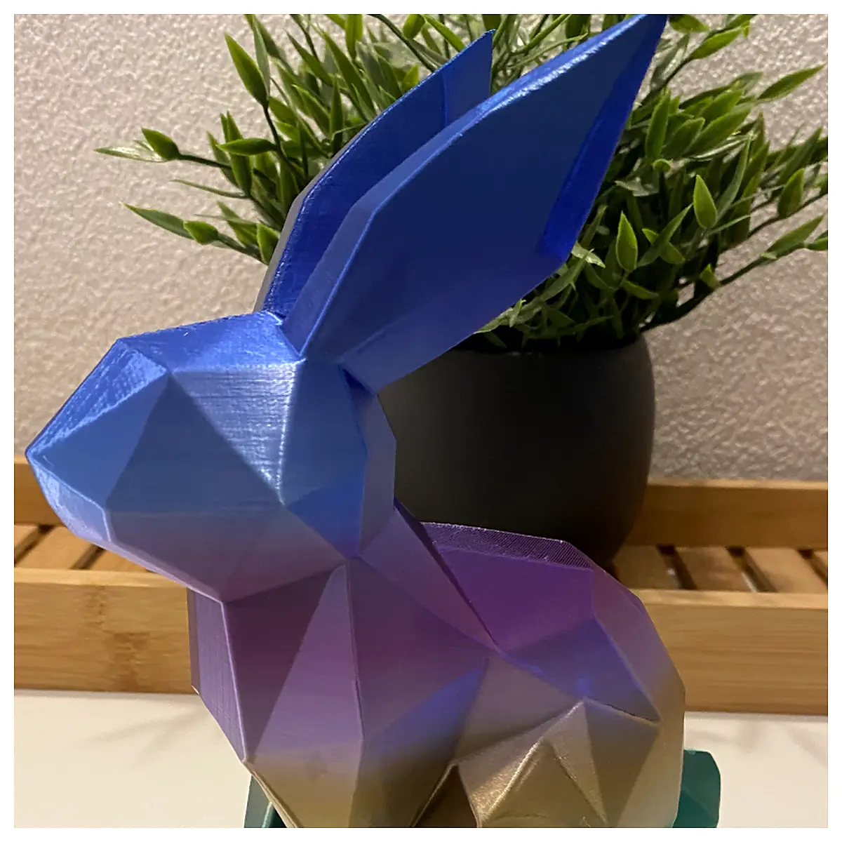 Low Poly Rabbit Model 3D Digital Toy Character Animation Rendering Design 3D