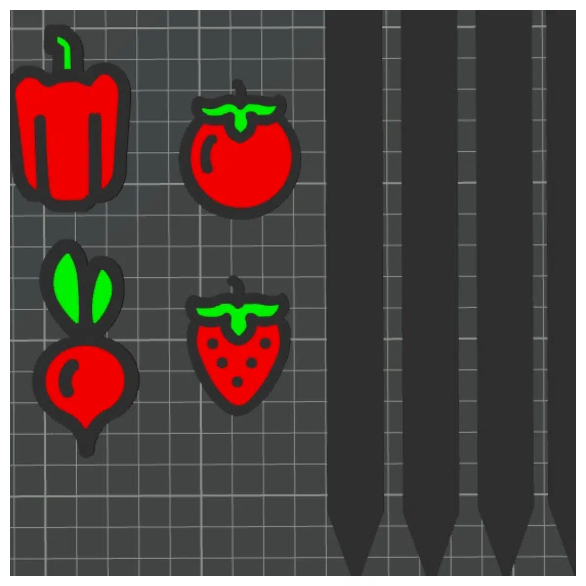 Vegetable Markers Garden Markers Plant Labels Yard Markers Plant Counters Gardening Supplies Durable Weather