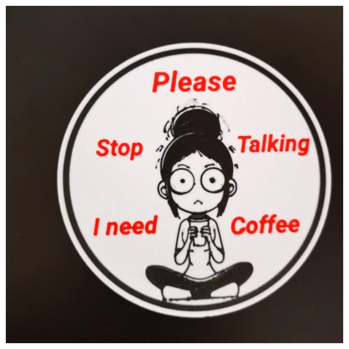 Coffee Coasters Silence Quiet Heat Drink Mat Desk Home Living
