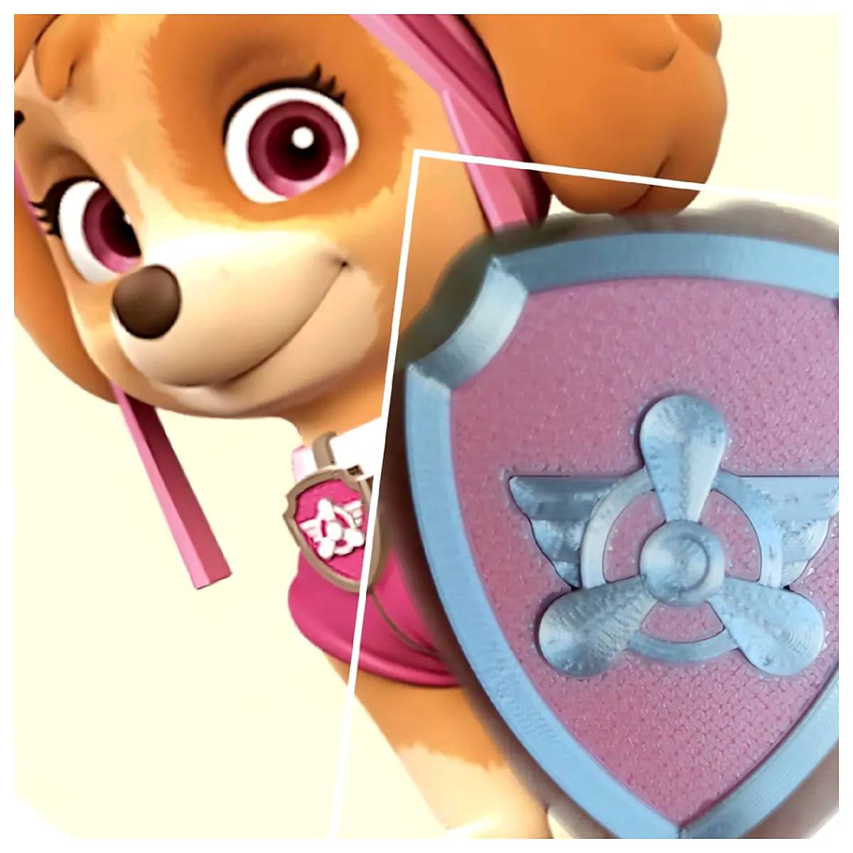 Skye Badge Toy Collection Dog Accessories Pet Figure Badge Collectibles