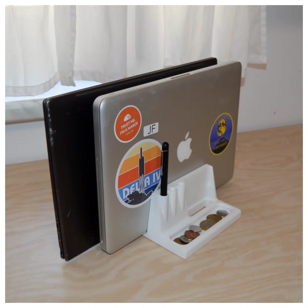 Double Layer Laptop Stand Organizer Desk Cooling Support Laptop Accessory Adjustable Stand Multi Device Holder