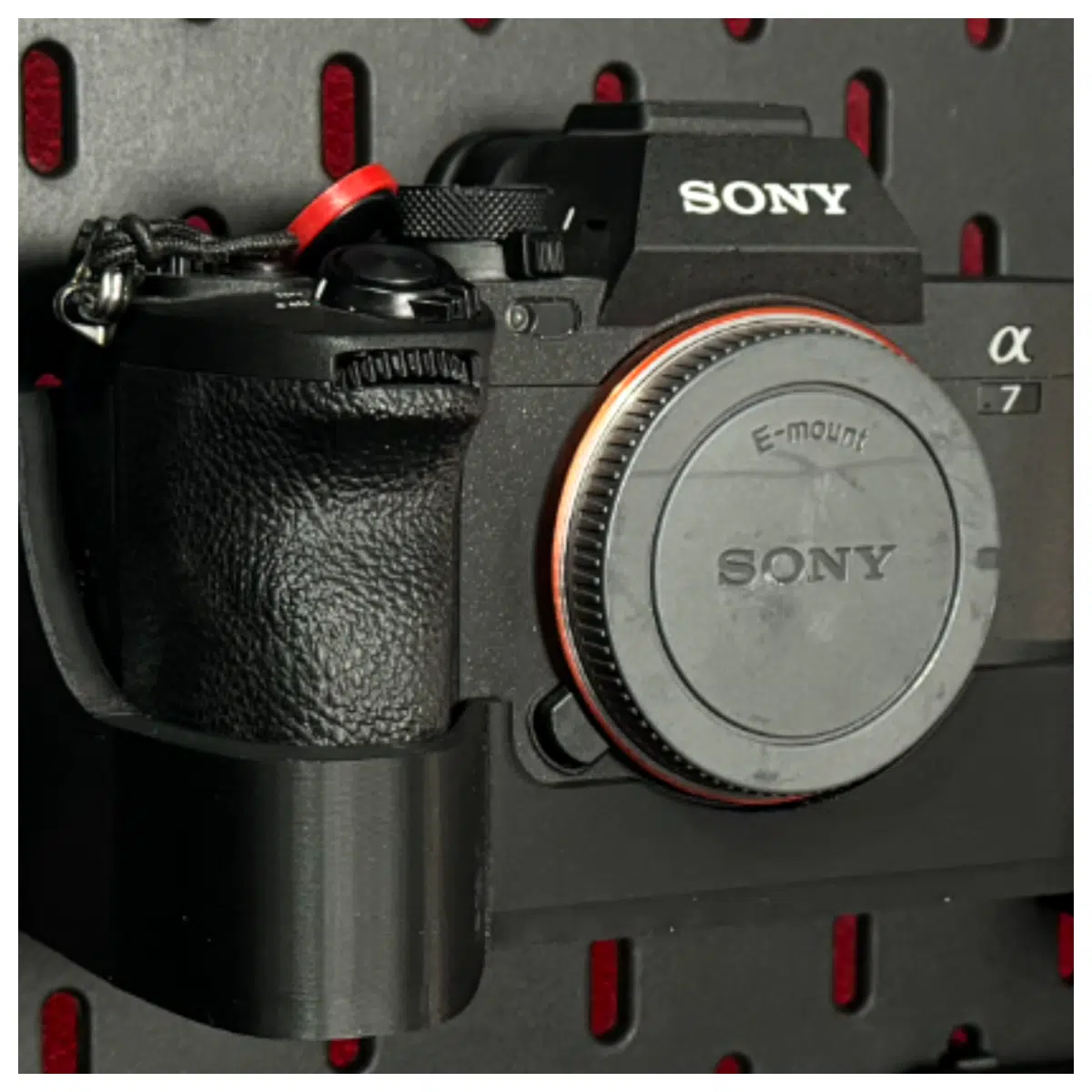 Sony A7IV Camera Gear IKEA Skadis Shelving Storage Solutions Photography Accessories Camera Stands Studio Setup